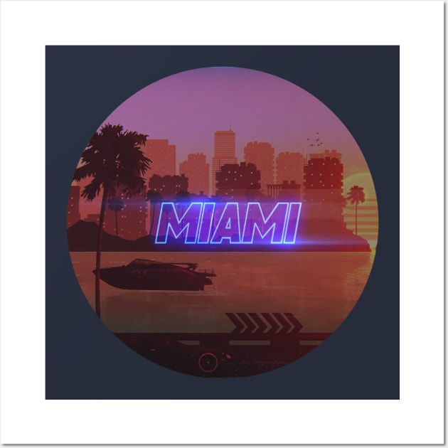 MIAMI 84 Wall Art by DenielHast